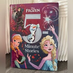Disney Frozen 5-Minute Stories Book - Purple and Blue